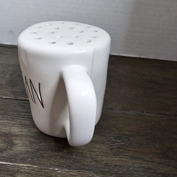 Rae Dunn Artisan Parmesan Cheese Shaker White Black Letters 2022 Magenta - Picture 3 of 9